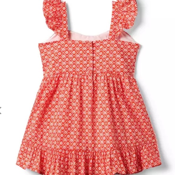 Janie & Jack Girls Floral Dress Sz 6yrs - Picture 2 of 9